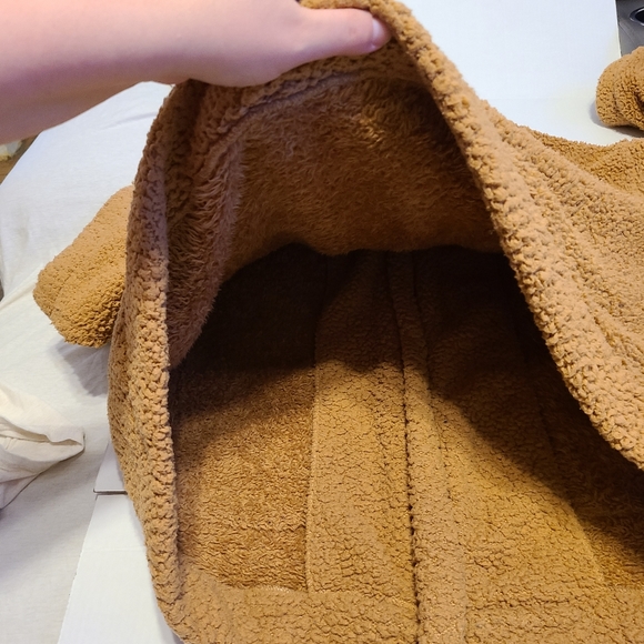 COPY - Plus Size Spring Sherpa Teddy Jacket Size Women 3X - Picture 5 of 12